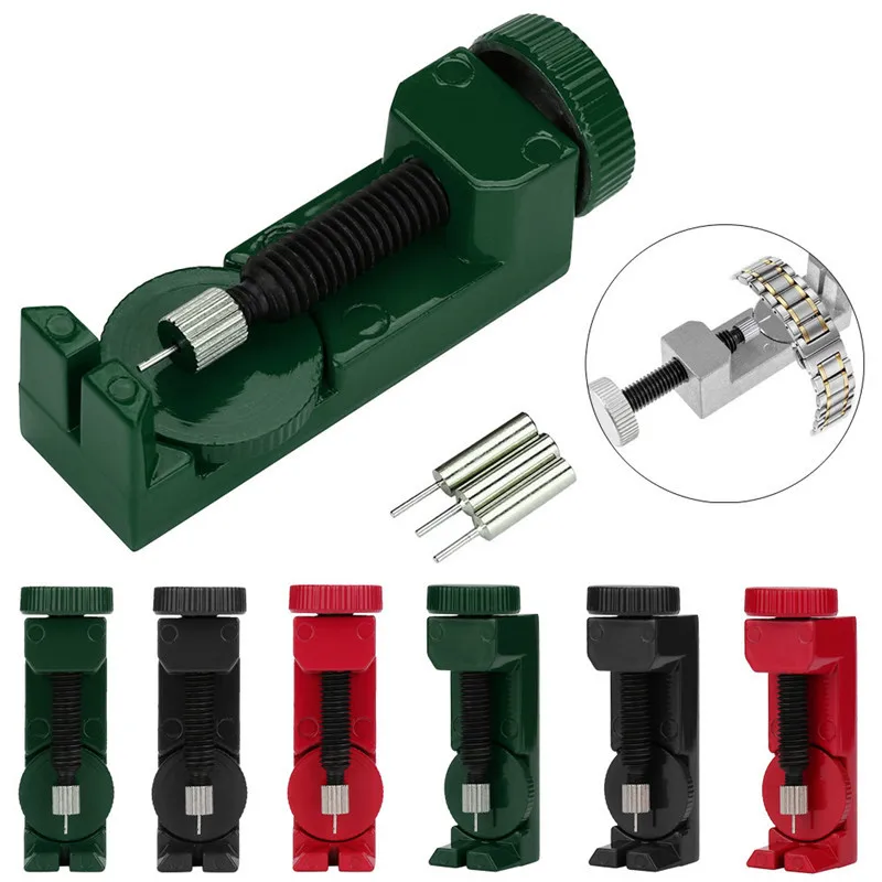 Watch Link For Band Strap Bracelet Chain Pin Remover Adjuster Repair Tool Kit 30mm For MenWomen Watch With 3 Extra Pins H35 (11)