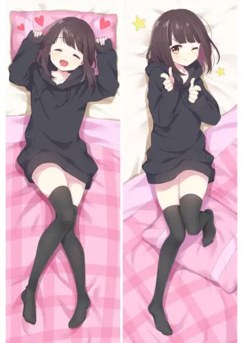 

Menhera Chan Dakimakura Anime Girl Hugging Body Pillow Cases Cover 59"