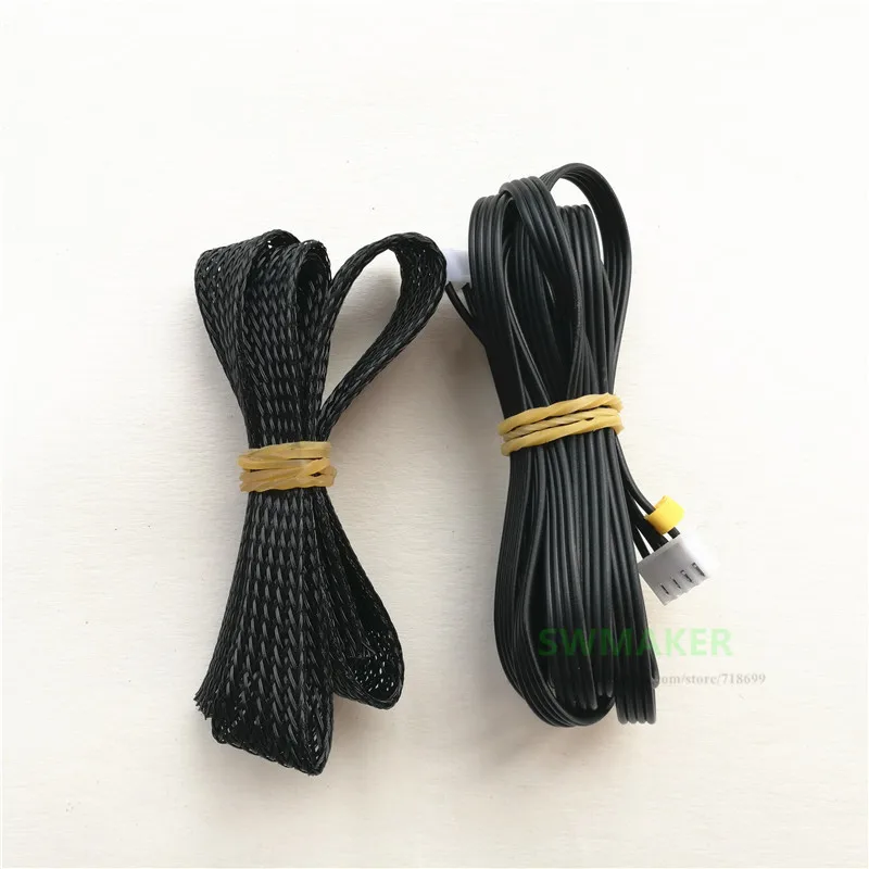 Creality CR 10 / Ender 3 3D принтер двойная ось Z кабель шагового двигателя с плетеным