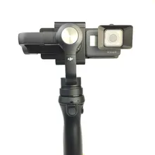 Для DJI OSMO мобильный ручной карданный поворотный переключатель Монтажная пластина объектив камеры солнцезащитный козырек капюшон для Gopro 5 OSMO Z1-Smooth Zhiyun