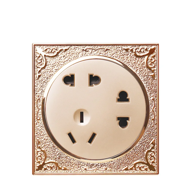 Classical European round 86 concealed multifunctional wall switch panel