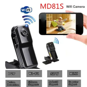 

8GB Card+WiFi Camera DV Wireless IP Camera HD Micro Mini camcorders Cam MD81S