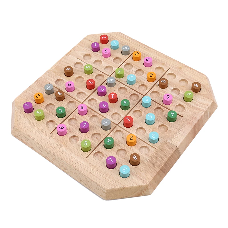 Твердые деревянные Sudoku игра шахматы качество резиновые деревянные детские развивающие игрушки для взрослых Развивающая игра