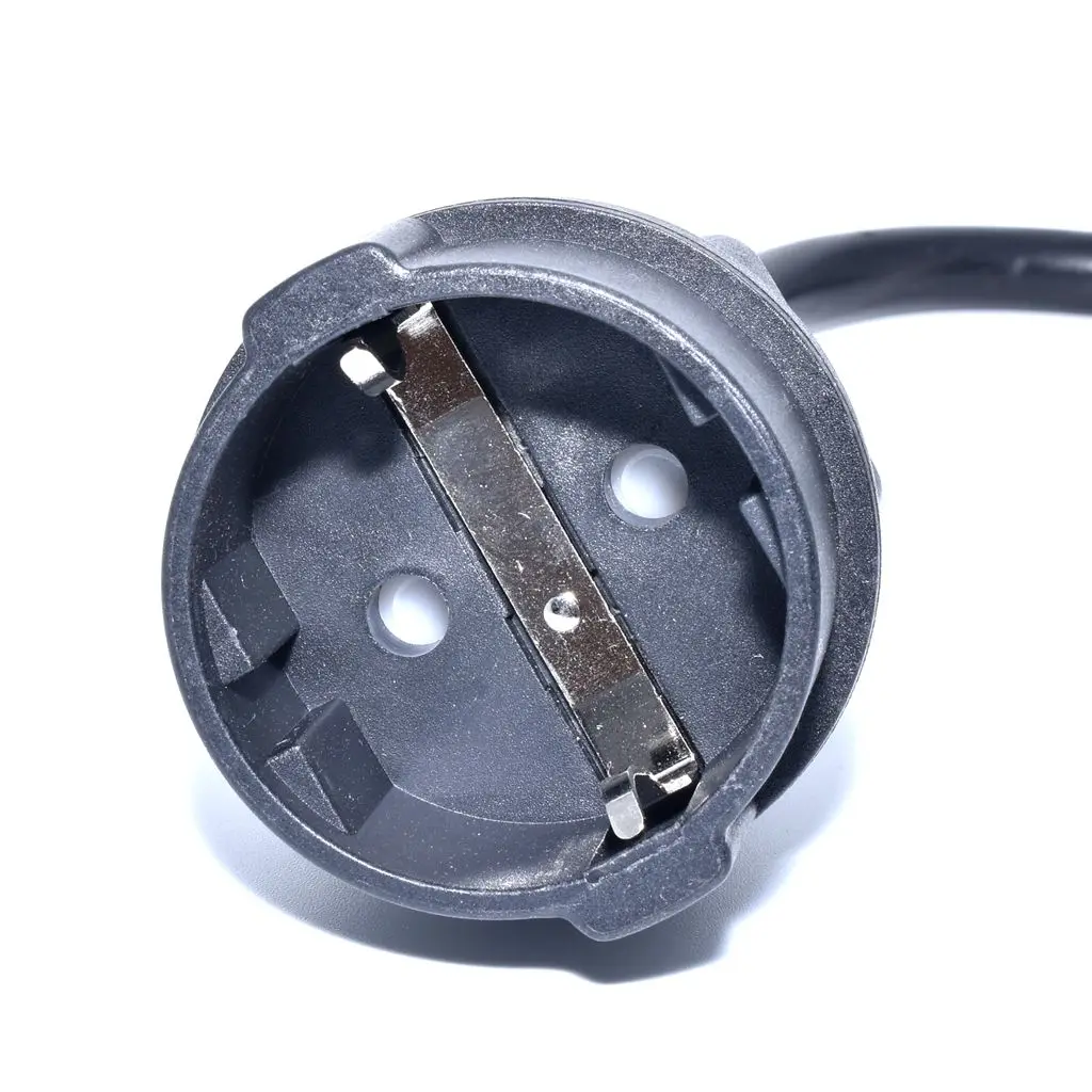 PDU Power Lead UPS Power supply cord  IEC 320 Right angled C14 to European Schuko CEE7/3 Outlet Socket Adapter Extension Cable