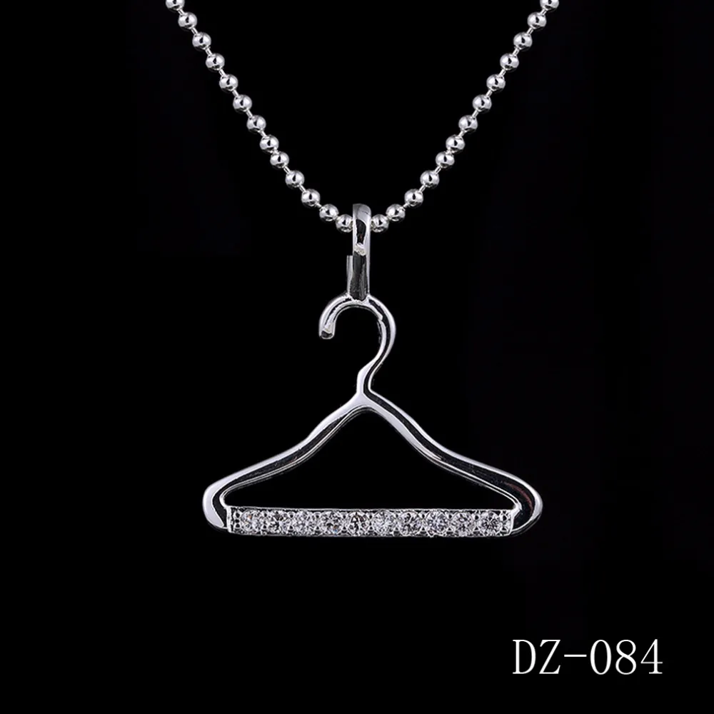 925 Sterling Silver Hangers Pendant Female Micro Set Zircon Jewelry