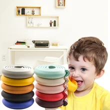 2 м детская защита ограничитель стола полосы устройства для детской безопасности стеклянная кромка мебель ужас крушение пены бар угловой бампер столкновения