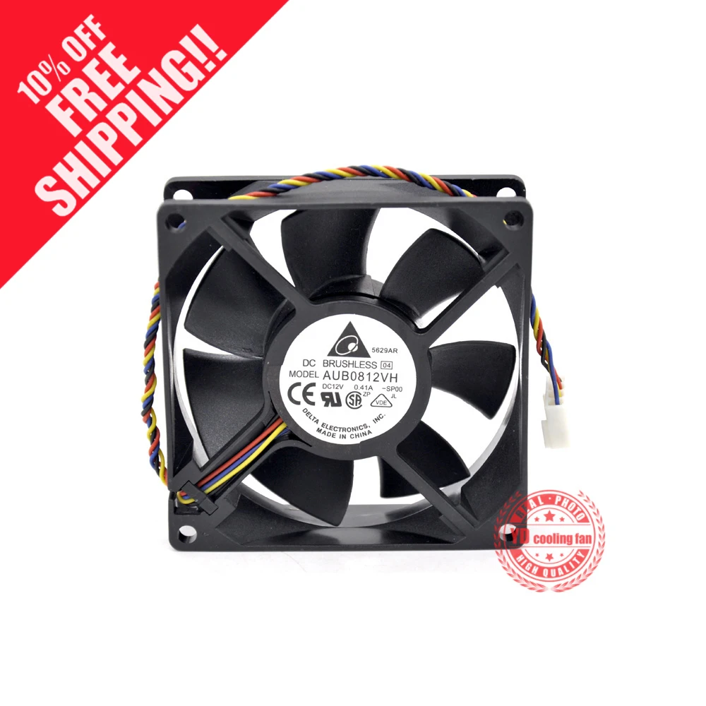 

Совершенно новый охлаждающий вентилятор DELTA 8025 AUB0812VH 12В 0.41A 4PIN