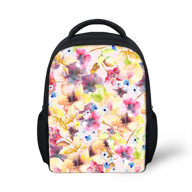 Aliexpress.com : Buy FORUDESIGNS Flowers Print Backpack Schoolbags ...