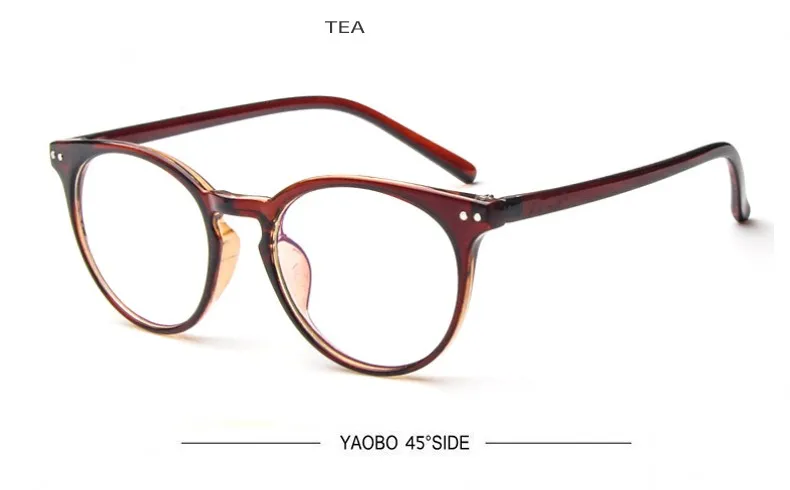 Новые модные женские очки, оправа для мужчин, черная оправа для очков, винтажные круглые прозрачные линзы, очки, оптическая оправа для очков