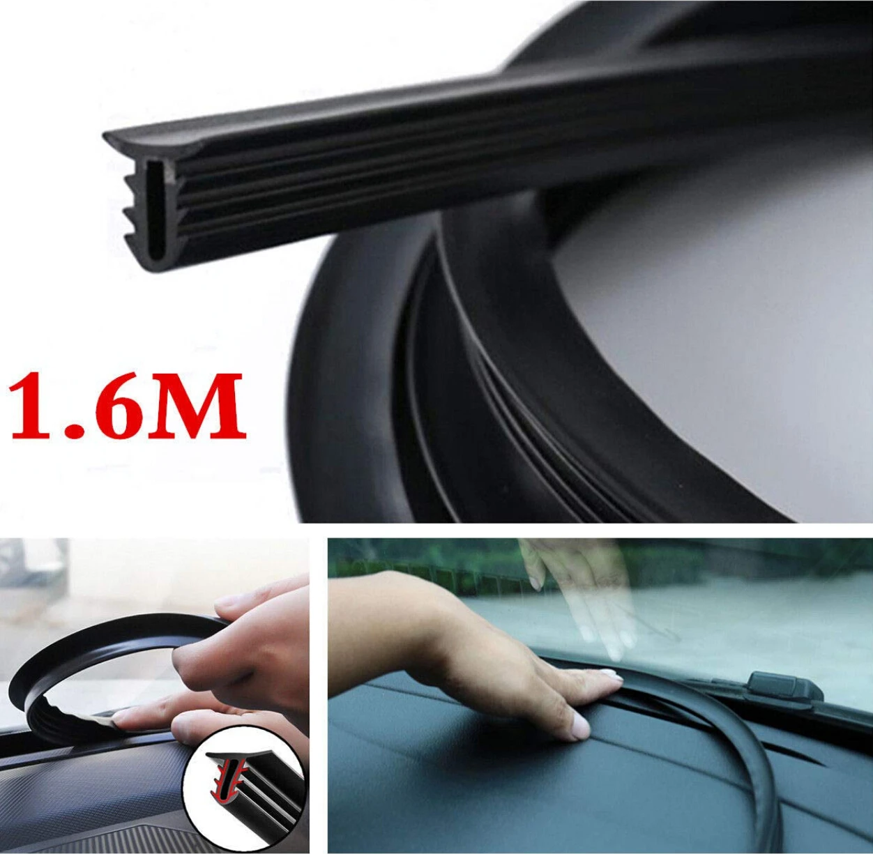 

Car Rubber Soundproof Sealing Strip for Toyota Camry Corolla RAV4 Yaris Highlander Land Cruiser PRADO Vios Vitz Reiz succeed