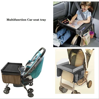 

auto storage box car Seat Tray Stroller seat storage bag child safety seat Kids Toy Food Holder Desk Children Portable Table