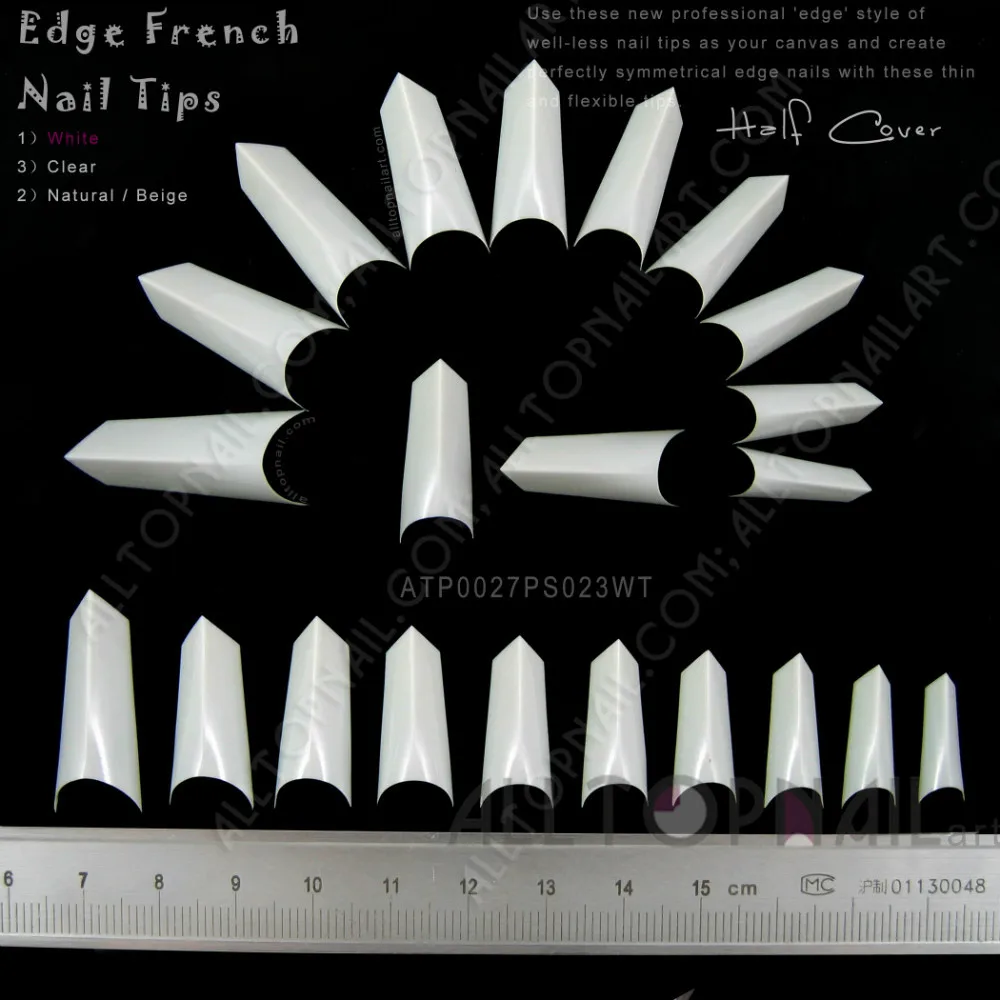 Края хорошо меньше французский салон Ложные Дизайн ногтей советы 200 компл. Идеальный белый симметричный край акриловый Книги по искусству ificial поддельные ногтей советы
