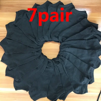 7 пар, женские носки, короткие женские короткие носки для женщин, женские белые и черные носки, короткие летние носки, Chaussette Femme - Цвет: 7Pair Style 1
