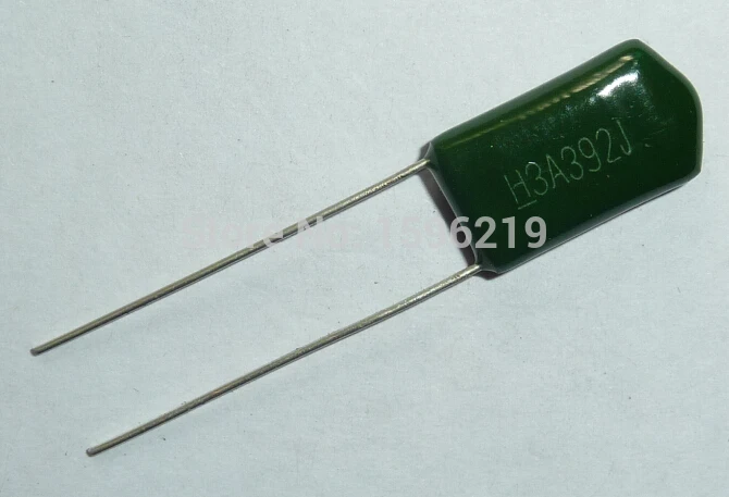 100 шт. Майларовый пленочный Конденсатор 1000 В 3A392J 3900pF 3.9nF 3A392 5% 1KV полиэфирный