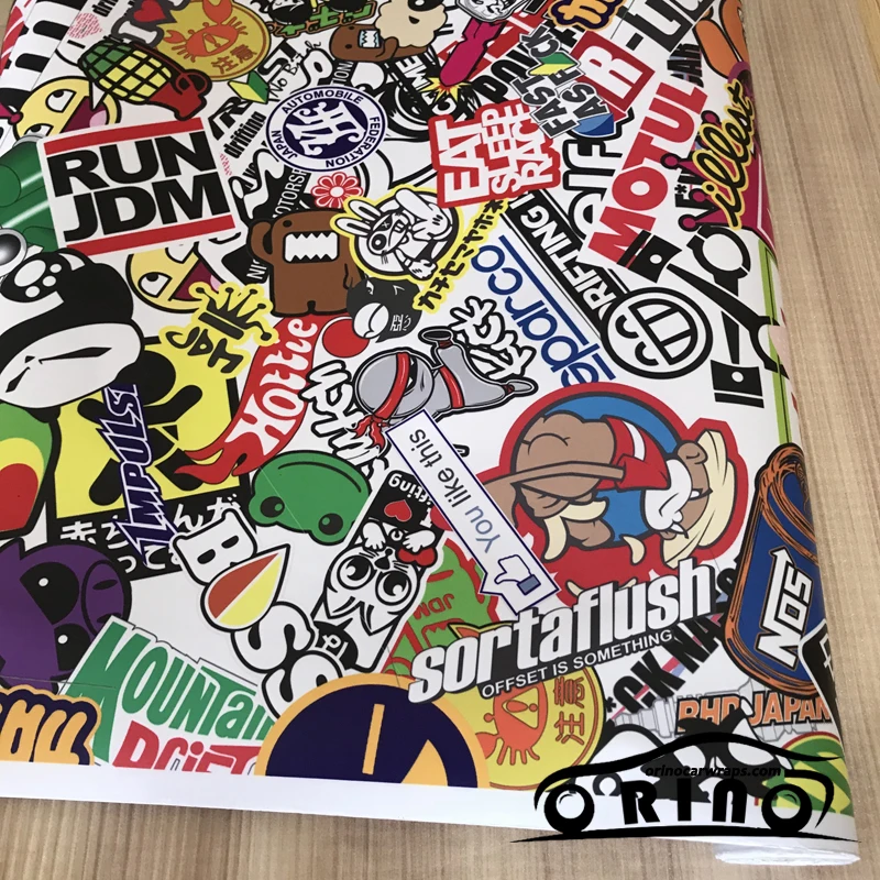 JMD Sticker Bomb Vinyl Film Wrap-18