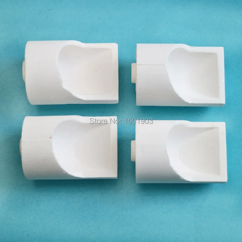 

4pcs Dental Material Horizontal Vertical Quartz Crucible Ceramic crucible for Centrifugal casting machine for Dental Lab