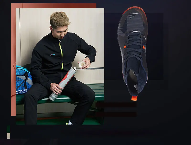 Клиренс) Li-Ning мужские тени лезвия PRO профессиональный бадминтон обувь BOUNSE+ подкладка облако кроссовки спортивная обувь AYAN005 XYY079