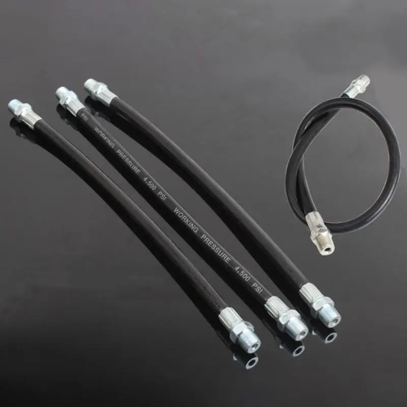 

Flexible Grease Gun Whip Hose Heavy Duty High Pressure Long Extension Grease Gun Hoses Air Grease Gun Flexible Hose with Coupler