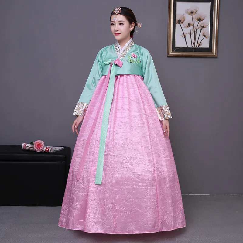 Fashion Womens Hanbok National Ethnic Dance Dress Korean Traditional ...