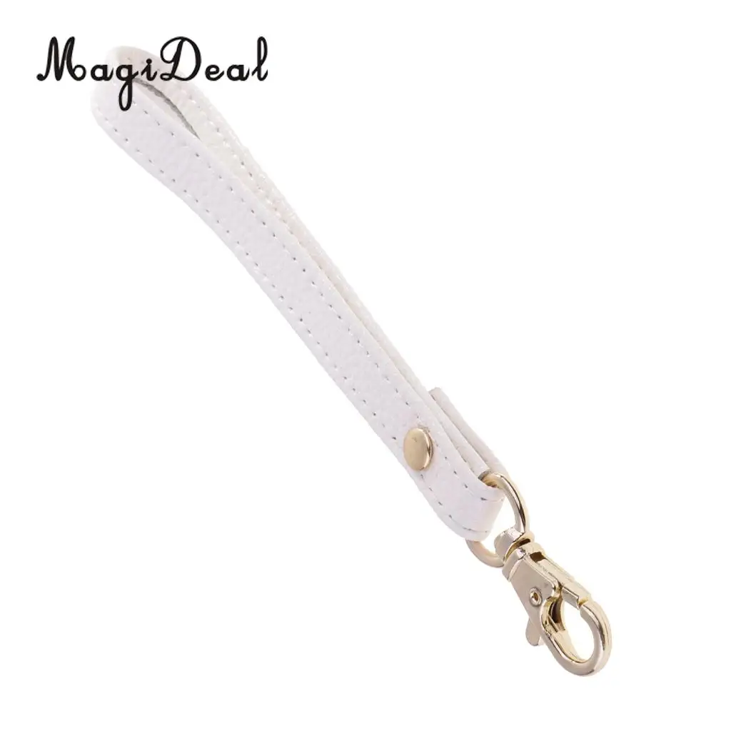 MagiDeal Simple Strap Design Genuine Leather Wristlet Wrist Bag Strap Replacements For Clutch Purse Handbags Parts