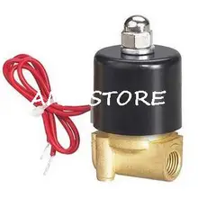 2way 2 положения 12V DC 3/" Электрический электромагнитный клапан воды воздуха N/C газа воды воздуха 2W040-10