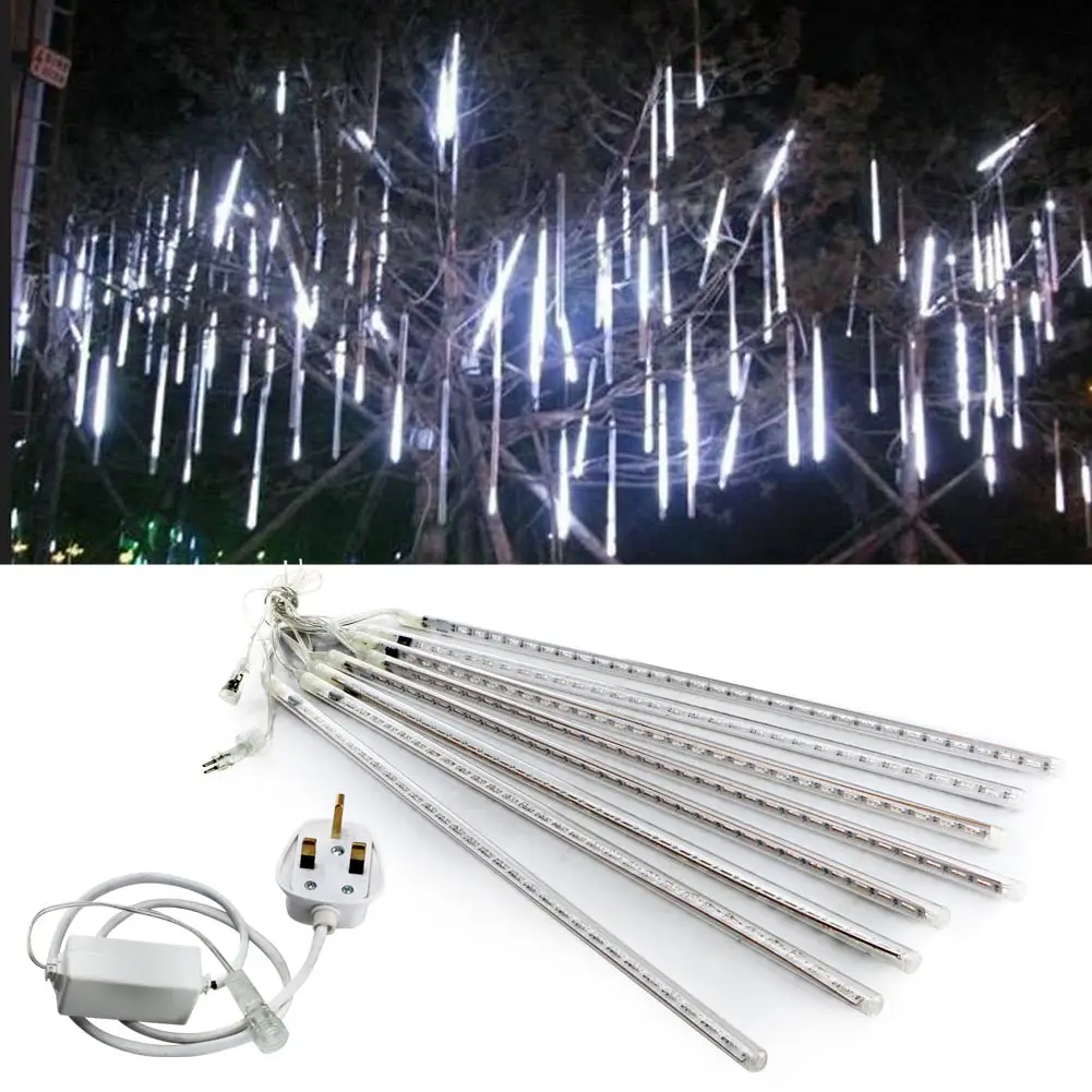 Online Get Wedding Decorations Uk Aliexpress Alibaba 2016 New 8pcs Set 50cm 240 Led Meteor Rain Light Holiday Christmas Wedding Decoration Lamp Uk Aesthetic Hotels
