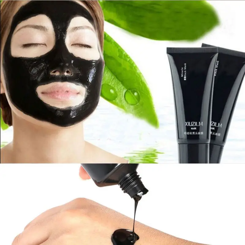 

2018 Face Beauty Masks Blackhead Remover Black Mud Deep Cleansing Purifying Peel Face Mask