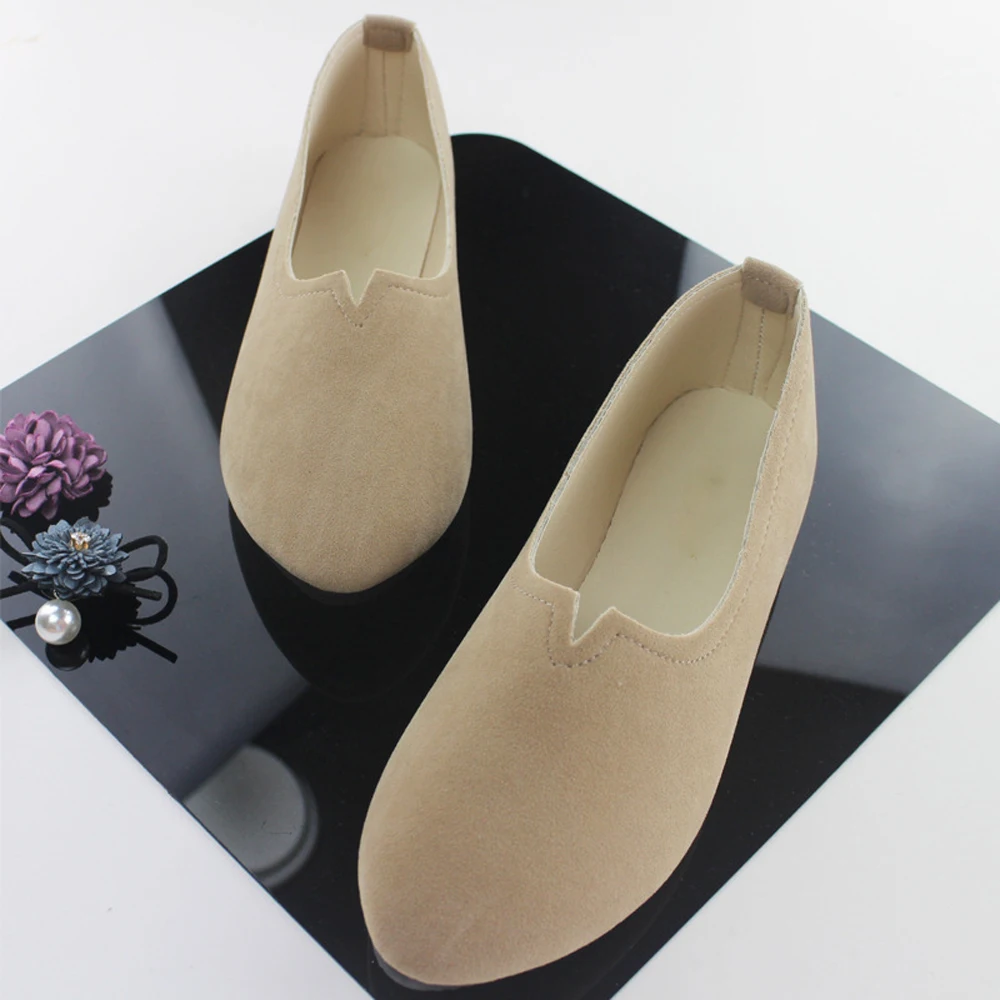 Женская обувь на плоской подошве ярких цветов; женская повседневная обувь; сезон весна-лето; женская обувь; zapatos mujer; Размеры 35-43; chaussures femme - Цвет: Хаки