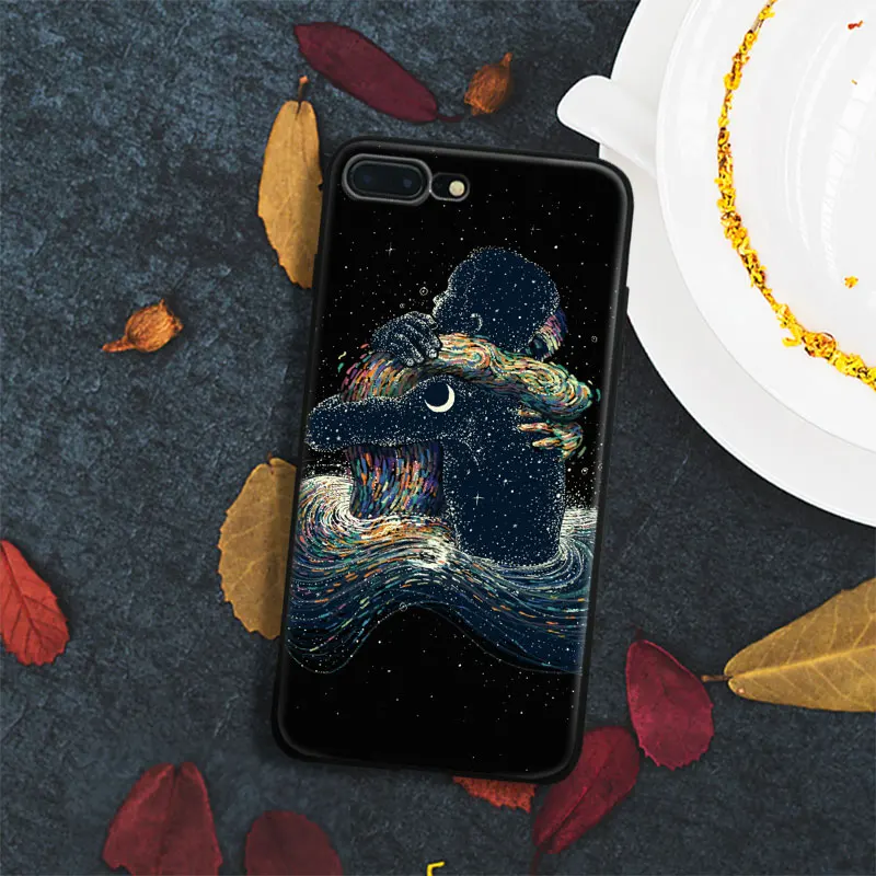 

Universe Star Lovers Embrace Tpu Soft Silicone Phone Case Cover Shell For Apple IPhone 5 5s SE 6 6s 7 8 Plus X 10