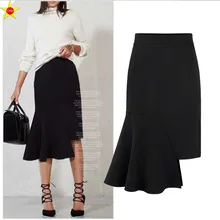 L-5XL, большие размеры, повседневные женские юбки,, Осень-зима, модные, тонкие, необычные, Лоскутные, элегантные юбки, очень большие
