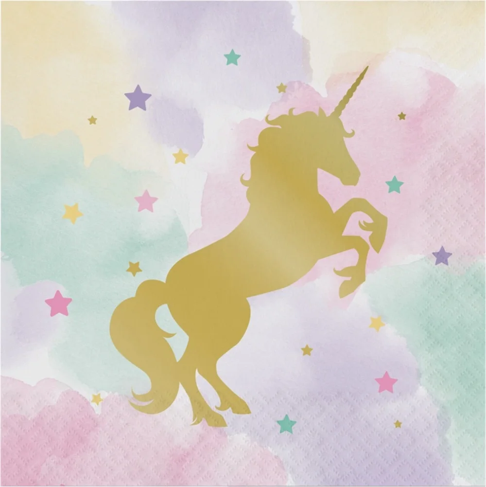 

Leacco Unicorn Party Stars Cartoon Dreamlike Scene Baby Birthday Photography Backgrounds Photographic Backdrops For Photo Studio