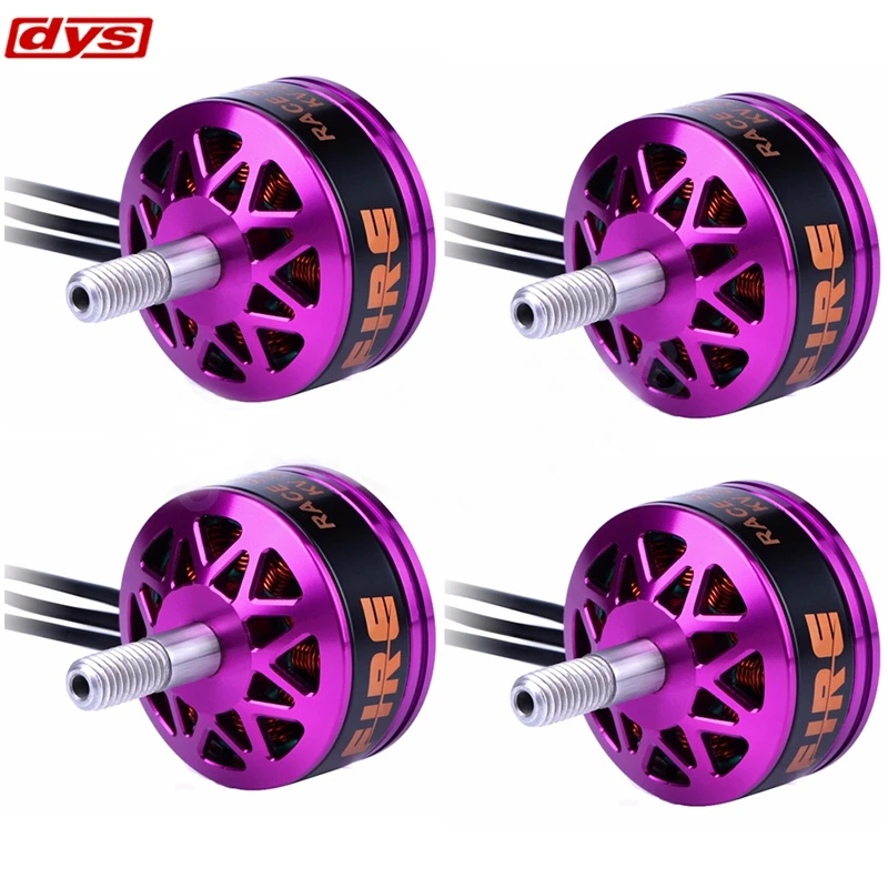 

4pcs/lot DYS Fire 2206 2100KV 2300KV 2600KV 2-4S Brushless Motor 2 CW 2 CCW For 200 210 220 280 FPV Racing Frame free shipment