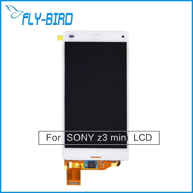 

10PCS/LOT Black LCD Display For Sony Xperia Z3 Mini Compact Touch screen with digitizer Free shipping via DHL
