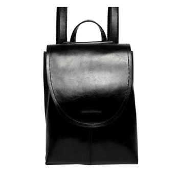 

Leather Ladies Backpack Female Oil Wax Retro Backpack Leather Ladies Backpack
