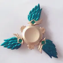 Стильный инновационный сплав веер из перьев ручной Спиннер для пальцев спиральная игрушка высокая скорость снимающий напряжение и тревога