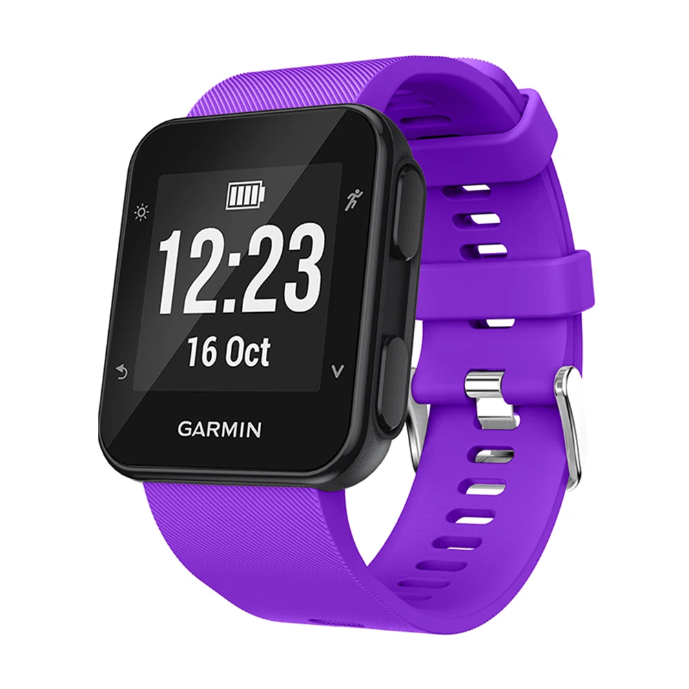 Силиконовый спортивный ремешок на запястье для Garmin Forerunner 30 сменный умный модный браслет ремешок для часов Garmin Forerunner 35