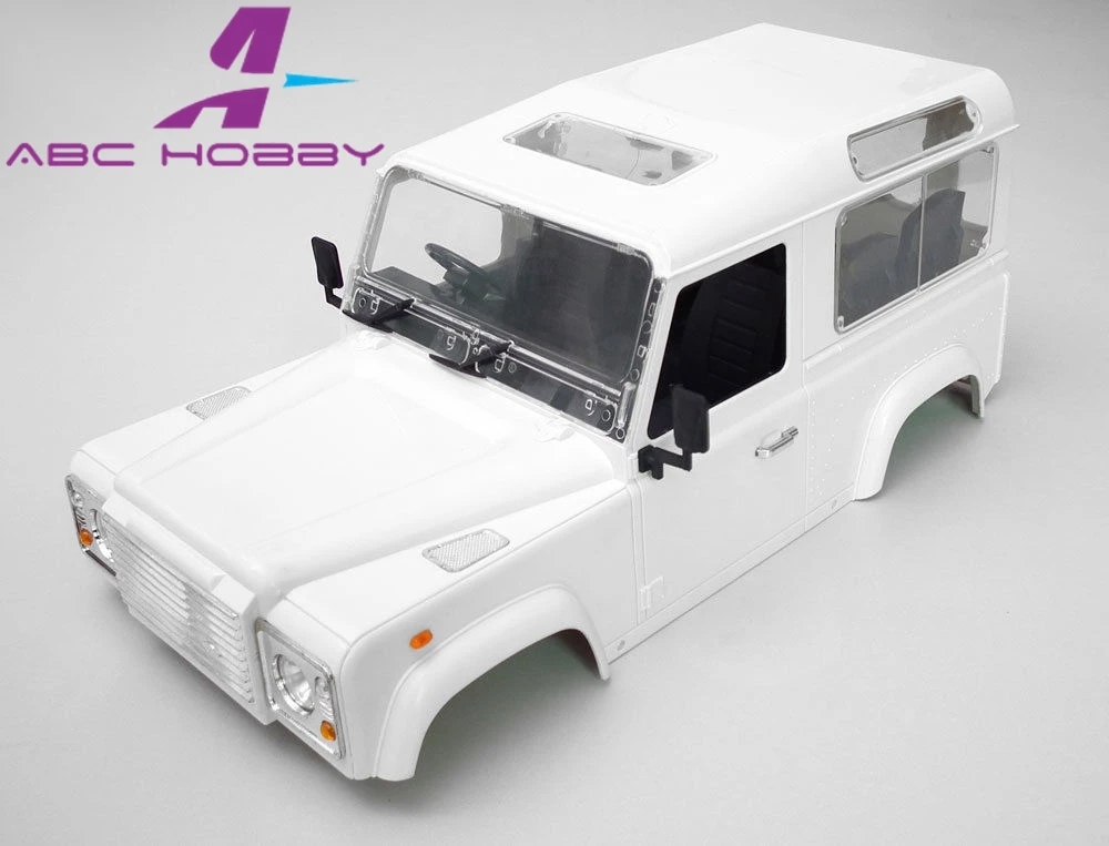 Масштаб 1/10 Defender Laand rover D90 гусеничный кузов грузовика белый комплект|land d90|truck