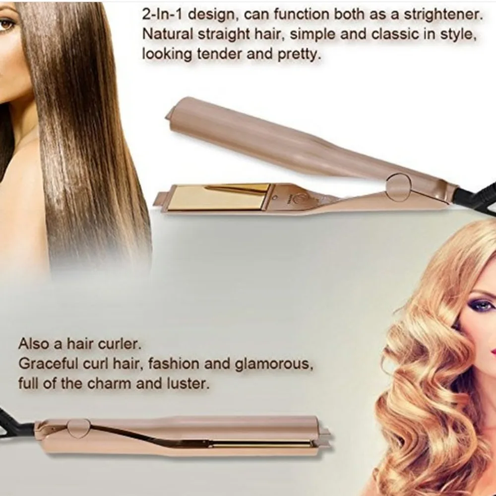 

2In1 Hair Curling Iron Hair Curler Heating Hair Care Styling Tools Waver Curling Iron Hair Styler straightener Electri