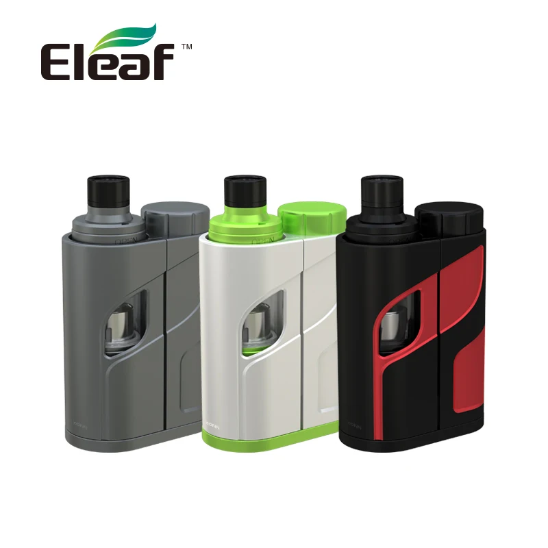 New Arrival Original Eleaf IKonn Total Kit with ELLO mini tank 5.5ml Vape E cigarette eliquid 50W eleaf vape kit 18650 cell |
