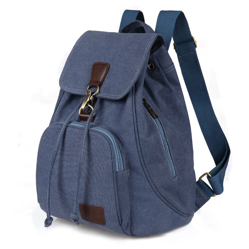 Высокое качество, моющийся холщовый рюкзак, женский рюкзак для отдыха и путешествий, школьные сумки для девочек-подростков, mochilas mujer, рюкзак - Цвет: blue