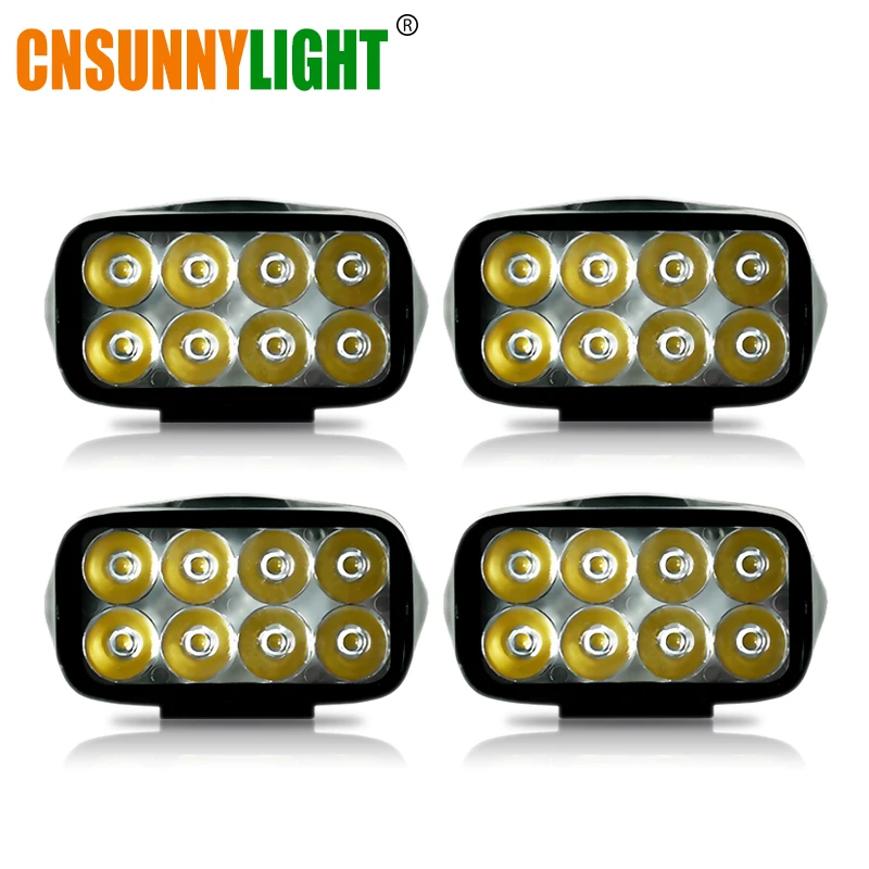 

CNSUNNYLIGHT 4pcs 4inch Car Led Work Light Lamp Bars 4x4 ATV LED Working Lights Truck 12V Tractor Offroad Driving Fog Spotlights