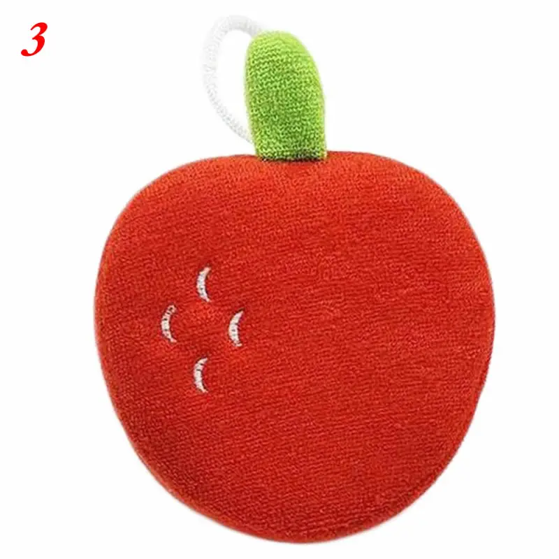 Baby Bath Wipe Children Shower Cotton Ball Kids Fruit Animal Modeling Sponge Bath Towel Bathing Supplies Toys M76C - Цвет: 3