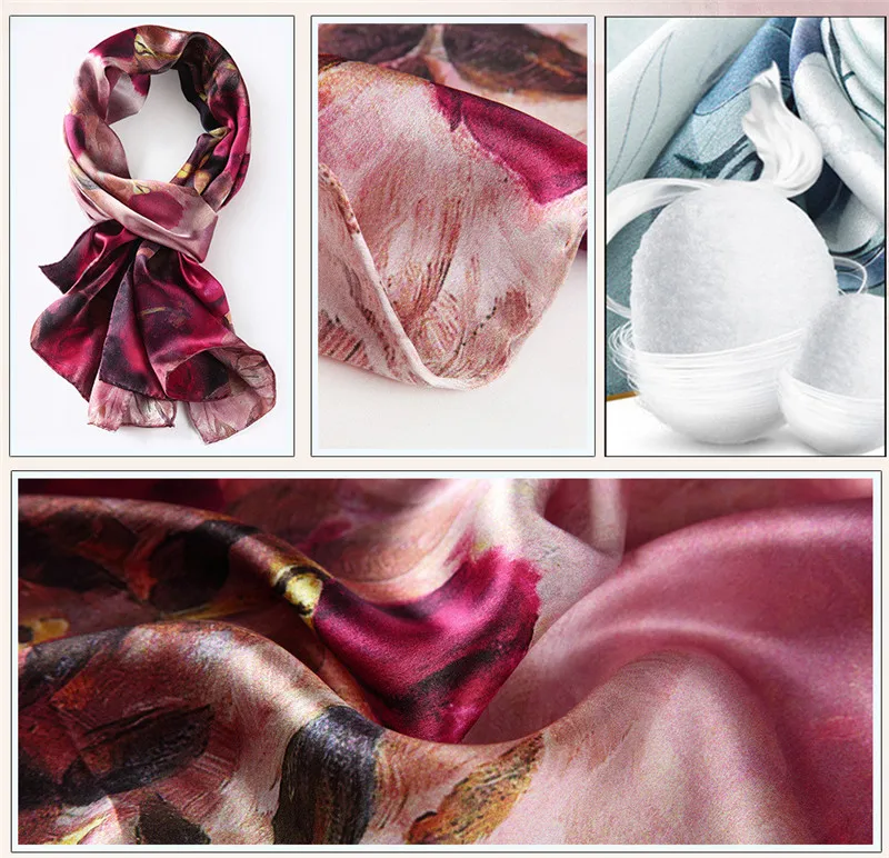 Шелковый шарф ручной работы с краями, весенне-летний шарф из чистого шелка, шарф-бандана, женский роскошный брендовый модный шарф, шейный платок