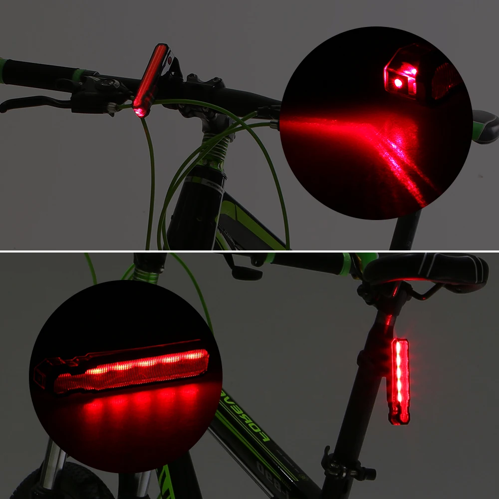 Велосипедный USB Перезаряжаемый водонепроницаемый задний светильник MTB горный велосипед дорожный велосипедный задний светильник для ночной езды велосипедный безопасный задний светильник