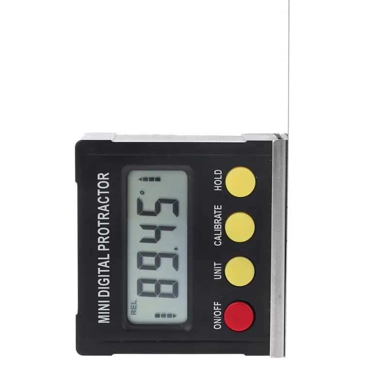 360 Degree Digital Protractor Inclinometer Electronic Level Box Magnetic Base Measuring Tools