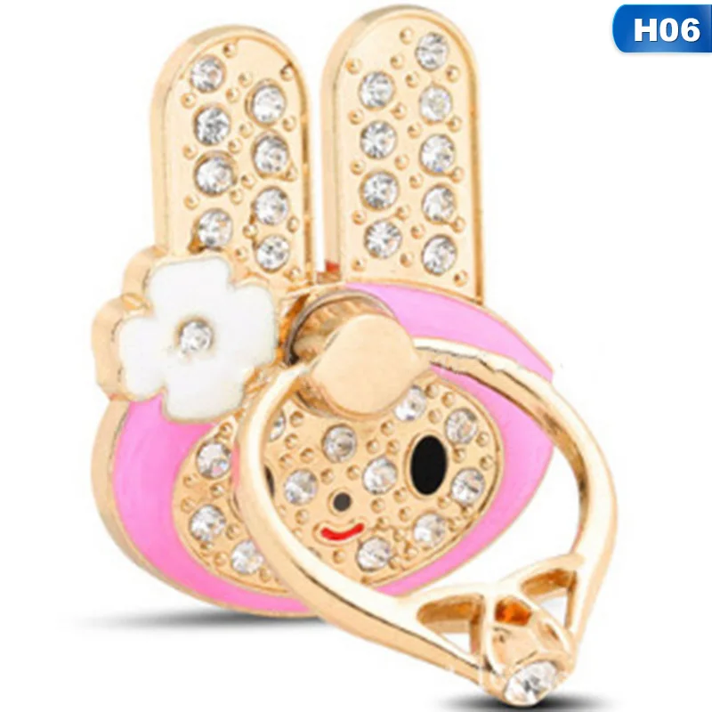 

Luxury Rhinestone Shape Universal Phone Ring Stand Multi-Angle Portable Stand 360 Rotation 3D Aluminum Alloy Ring Grip