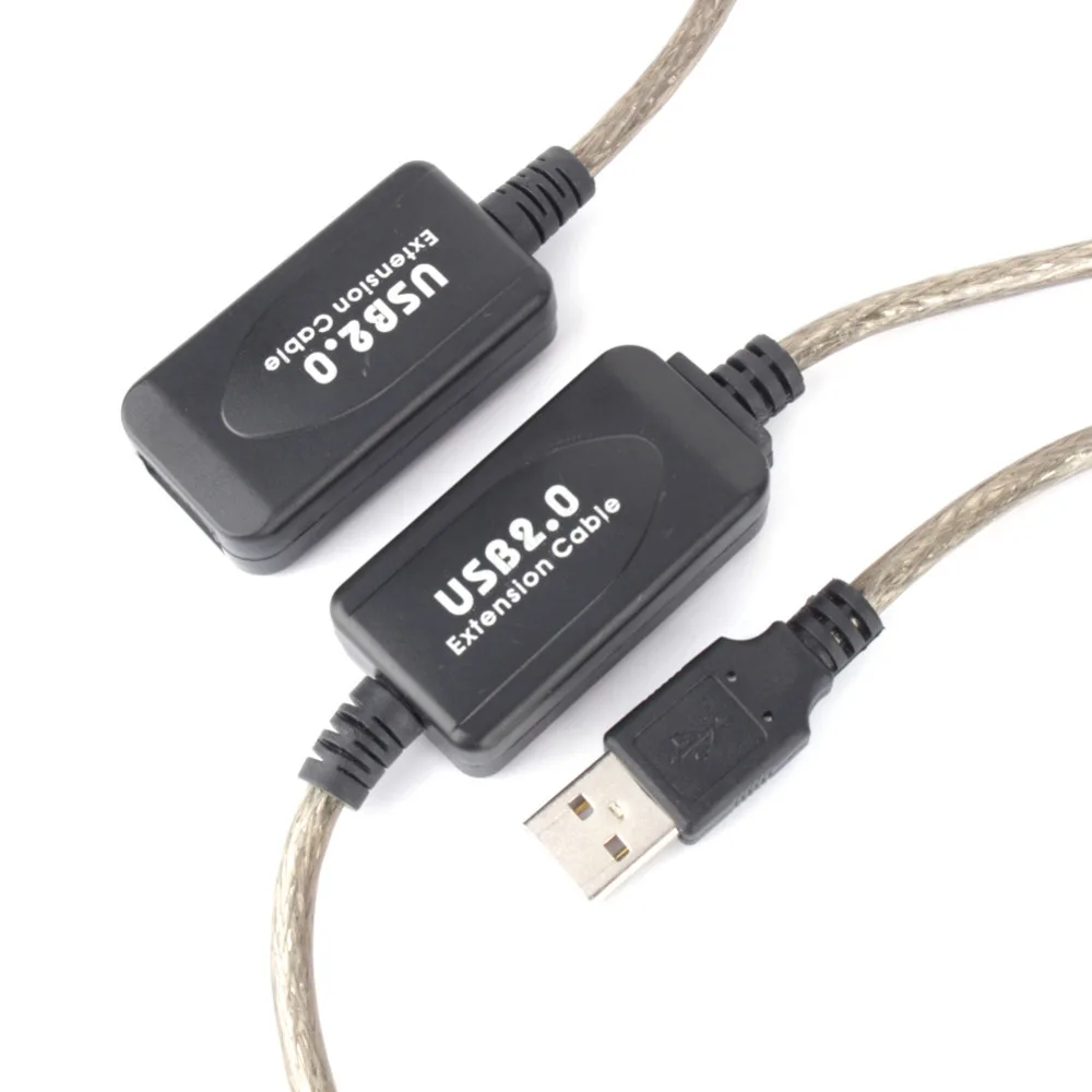 5/10/15/20 м USB 2,0 кабель-удлинитель USB кабель для передачи данных кабель удлинителя шнур Майнер для минимужчина соединителя USB для компьютера ноутбука