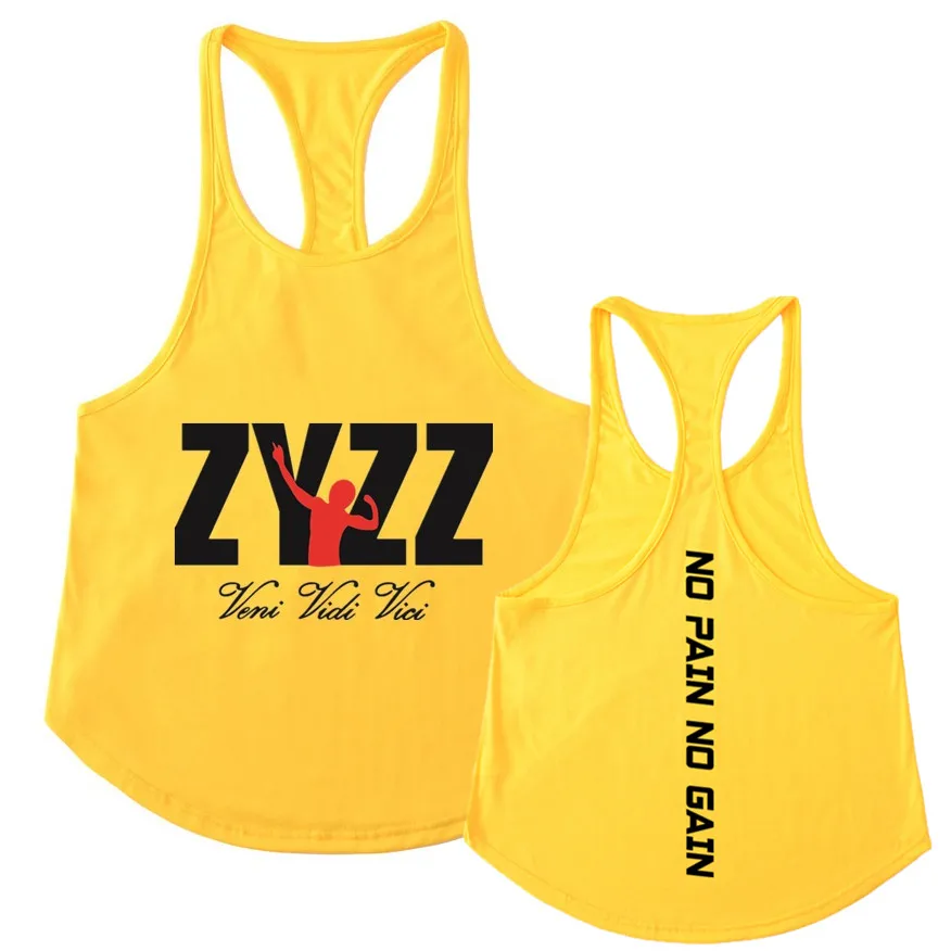 

2019 men sleeveless Tank Tops ZYZZ Summer Cotton Male Tank Tops Clothing Bodybuilding Undershirt Fitness tank tops