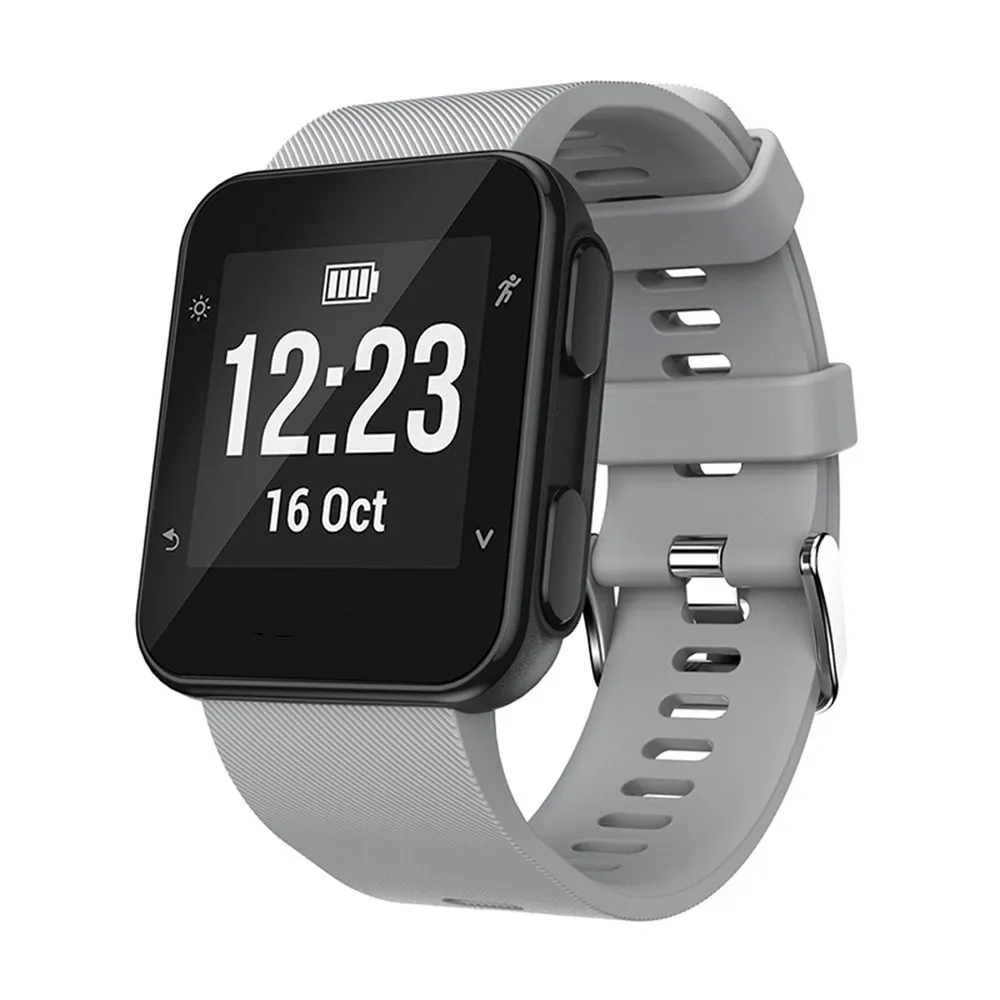 Одежда высшего качества 2 In1 силиконовый ремешок для смарт-часов Garmin Forerunner 35 Замена ремешка часов наручные+ Экран пленка для Garmin Forerunner группа