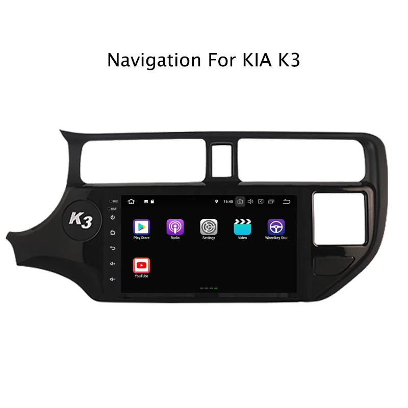 Top 9Inch PX30 Android 9.0 Car DVD Multimedia Player For Kia K3 2016 2017 2018 GPS Navigation Radio Stereo Audio 2